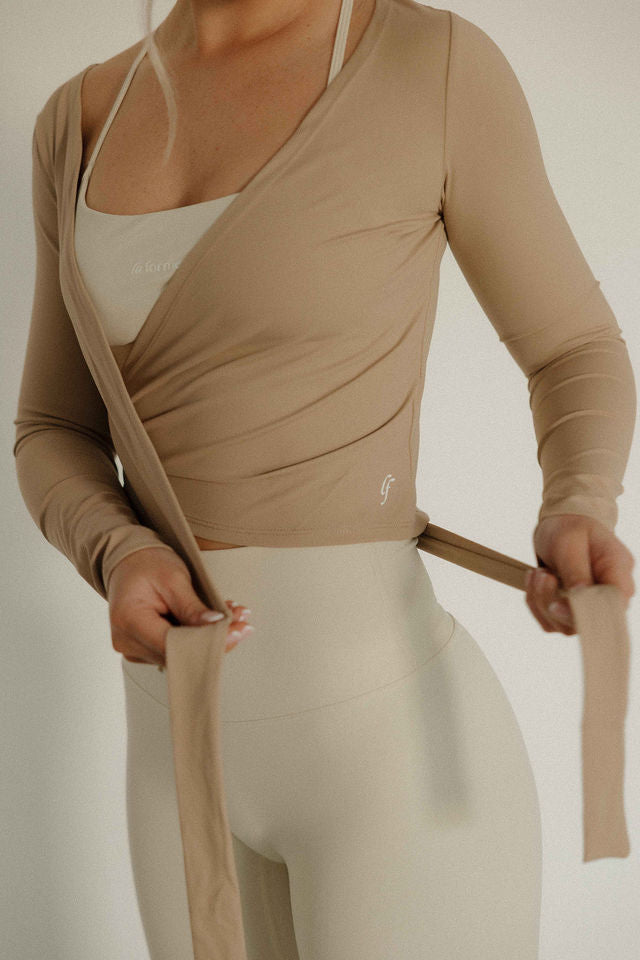 The Isabelle Wrap Top