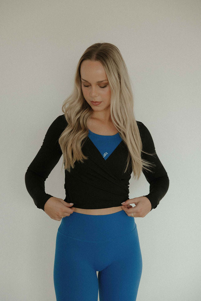 The Isabelle Wrap Top