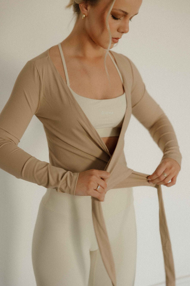 The Isabelle Wrap Top