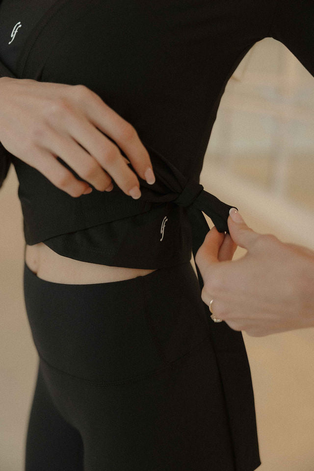 The Isabelle Wrap Top