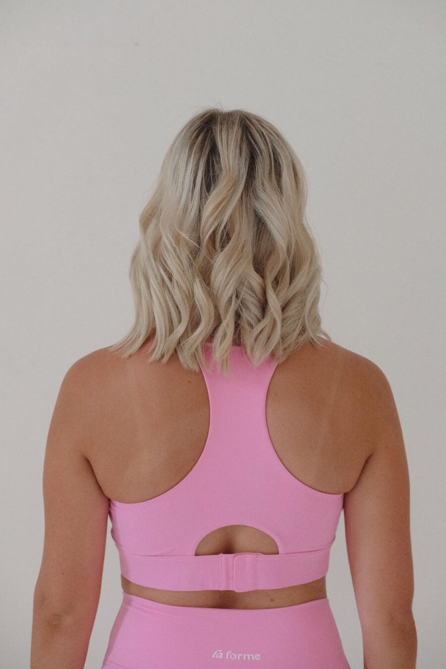 Emerson Sports Bra - BARBIE PINK - Image 2