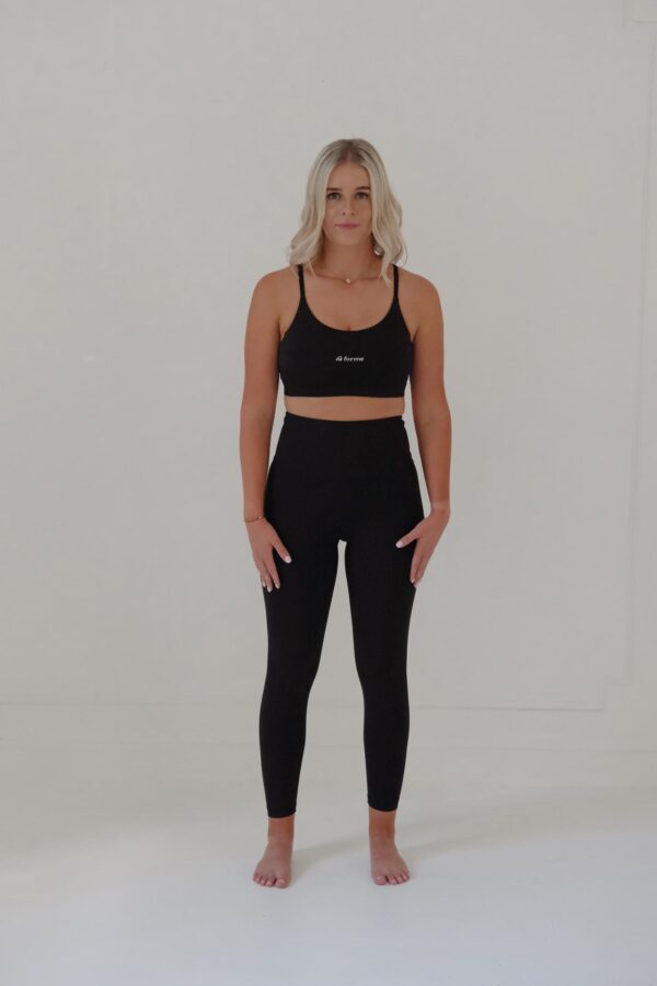 Isla Tights - CHARCOAL BLACK