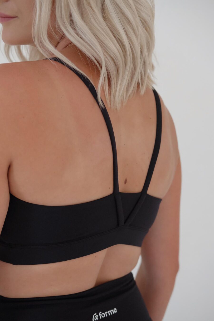 Isla Sports Bra - CHARCOAL BLACK - Image 2