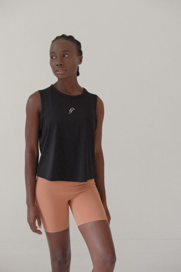 Ohio Tank Top - CHARCOAL BLACK
