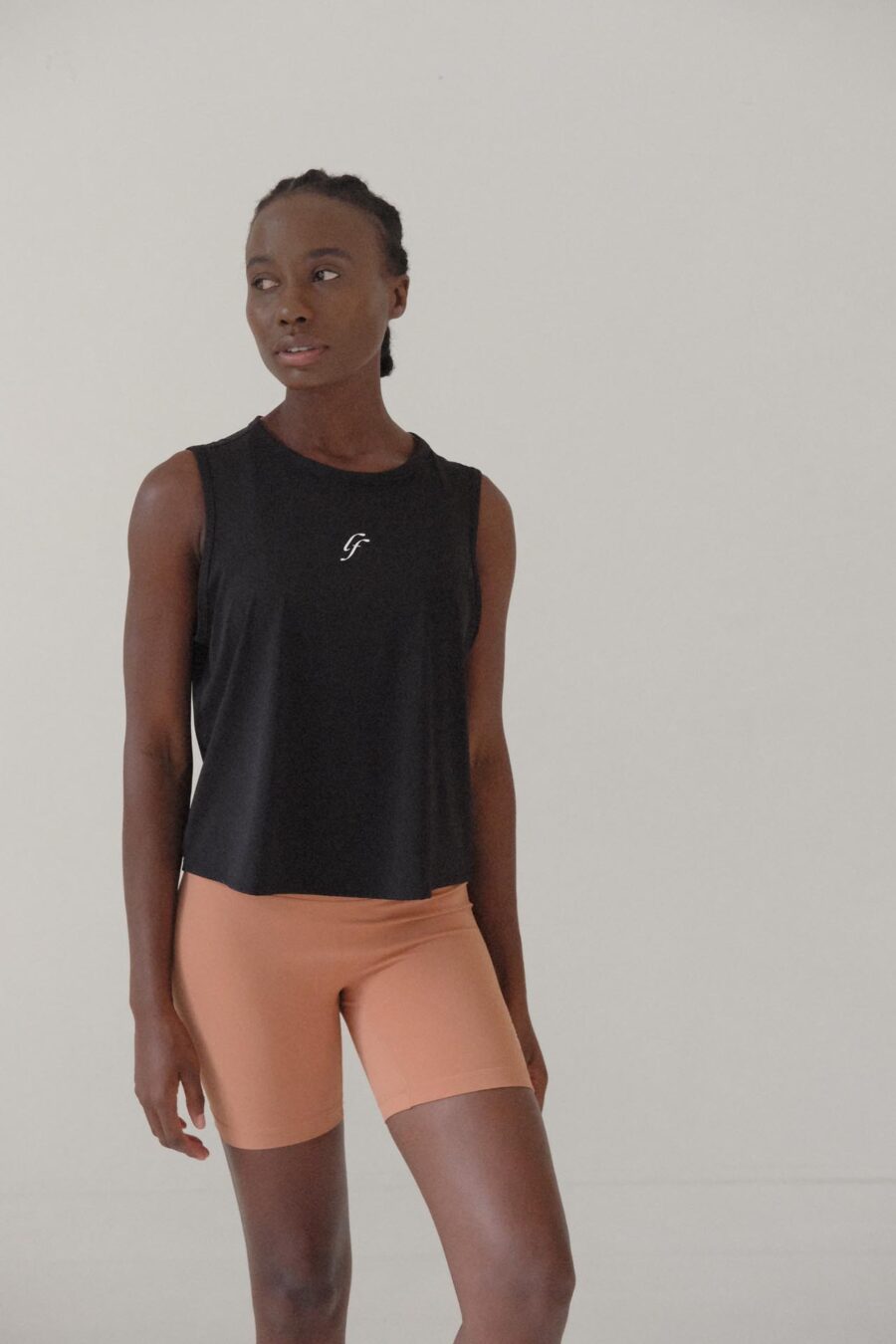 Ohio Tank Top - CHARCOAL BLACK