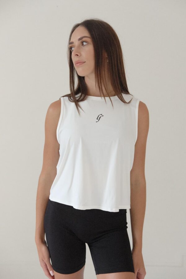 Ohio Tank Top - ICE WHITE