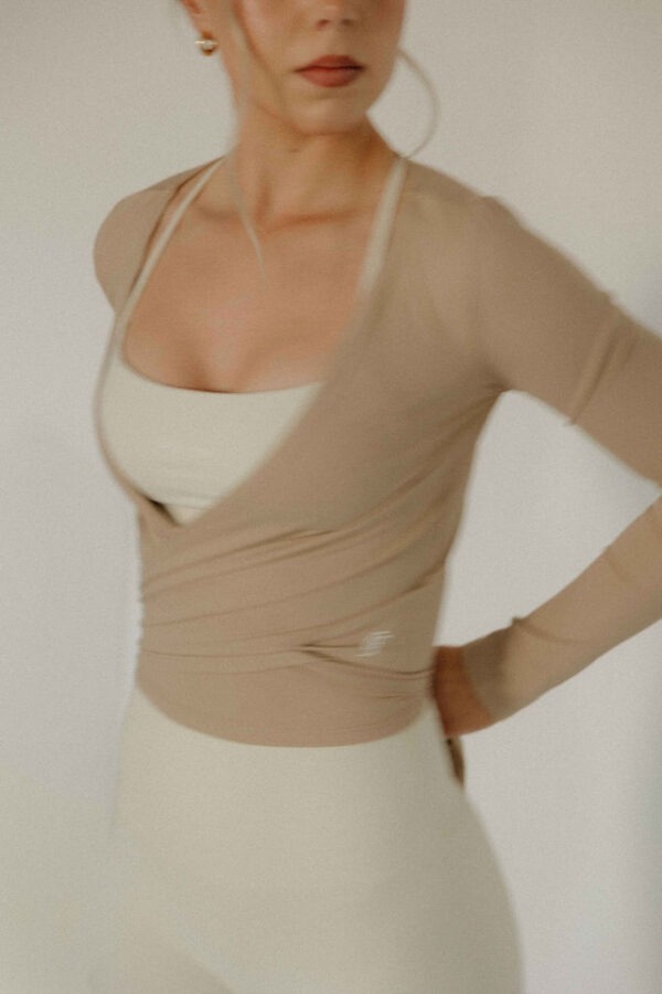 The Isabelle Wrap Top